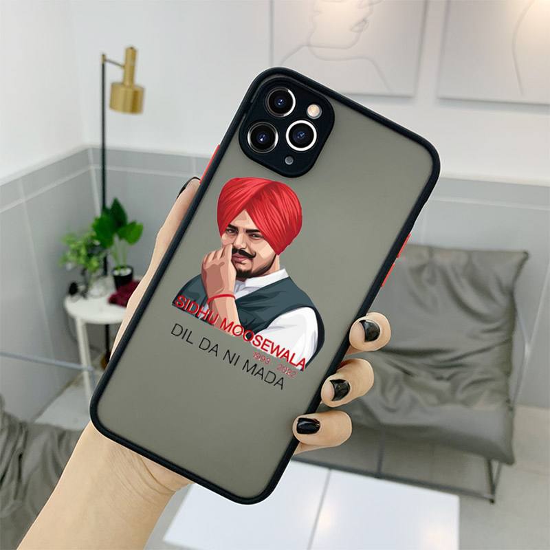 Sidhu Moose Wala Sänger Legenden sterben nie Telefon Fall matt transparent Für iPhone 11 12 13 7 8 Plus Mini X XS XR Pro Max Abdeckung