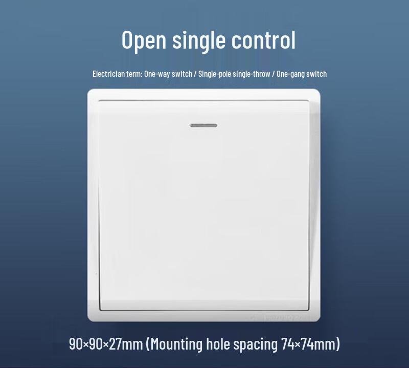 Abdo M7 Surface Mount 1-Gang Single Control Switch