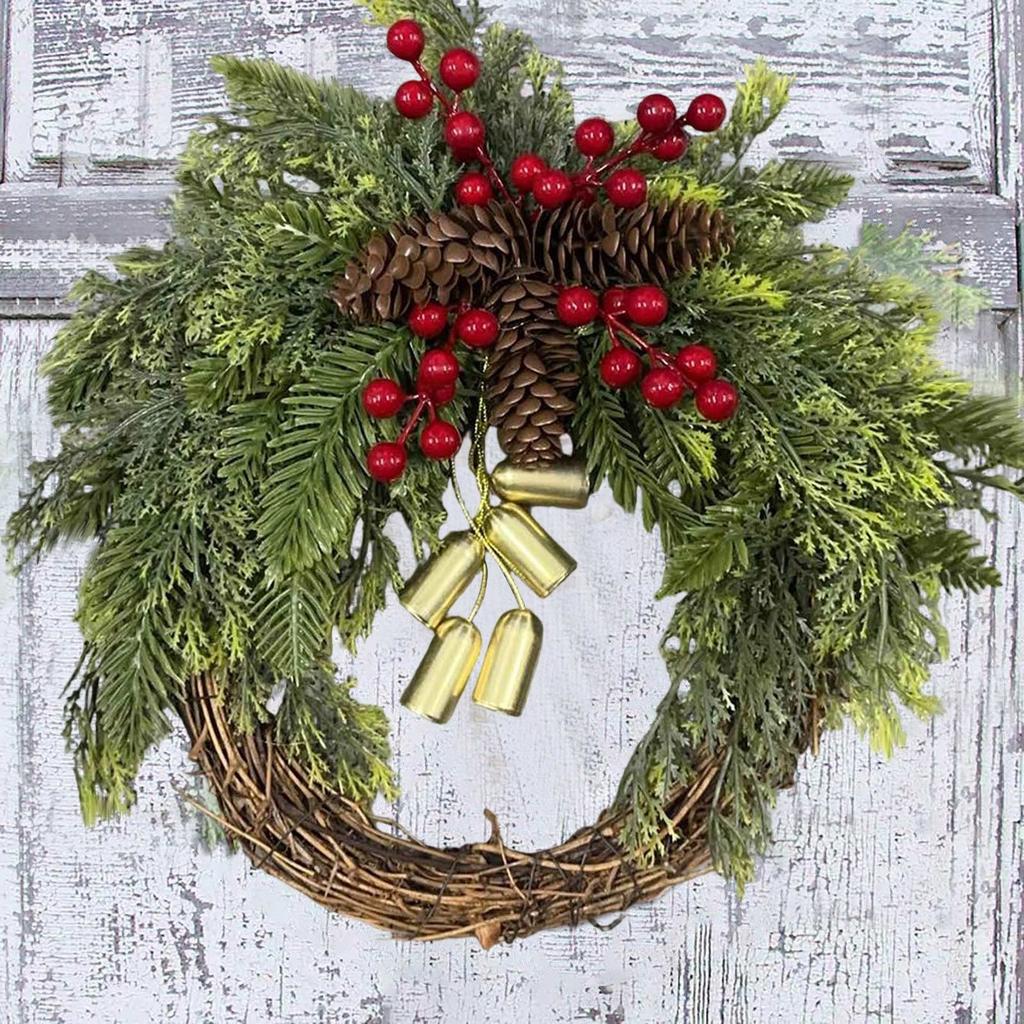 Christmas Wreath Boho Wreath Christmas Day Wreath Home Decoration Door Wall Decoration
