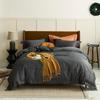 100S Sateen Long-Staple Cotton Wedding Red Duvet Cover Set - Pure Cotton Bedding for Newlyweds