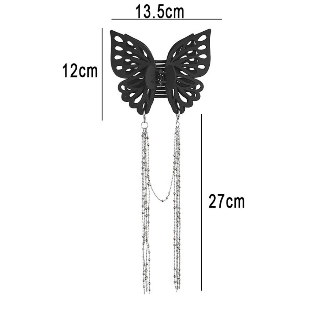 Chain Tassel Butterfly Tassel Hair Claw Headwear Hairpins Claws Hair Accessories Hair Clip  Girls