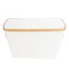 Toilet Paper Storage Basket Roll Paper   Foldable Toilet Paper Holder with Lid for Bathroom