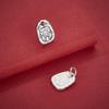 S925 Sterling Silver Tibetan Female God of Wealth Pendant for DIY Bracelets