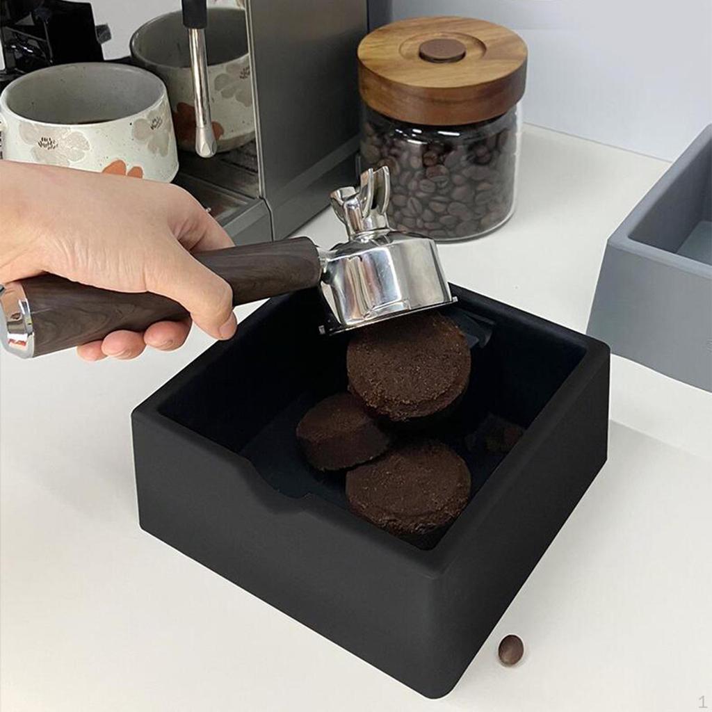 Coffee Knock Ground Dump Bin Accessory Espresso Box for Cafe Shop