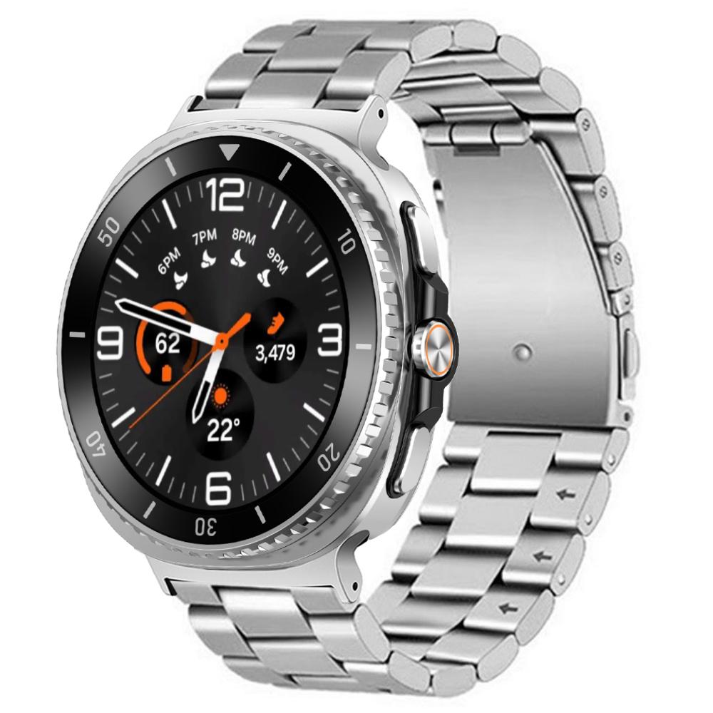 Stainless Steel Band for Samsung Galaxy 8 40mm 44mm 8 Classic 46mm Ultra 2025 Luxury Strap for Samsung Galaxy Watch 7 6 5 4 FE