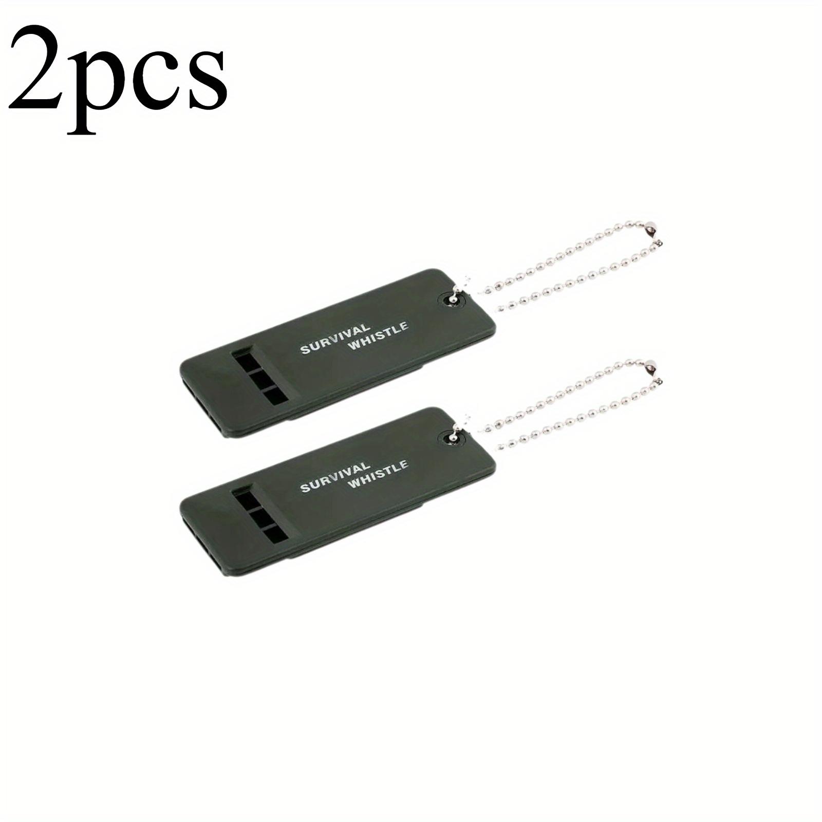 

2PCS large volume survival whistle, suitable for outdoor emergency rescue signal whistle 2PCS