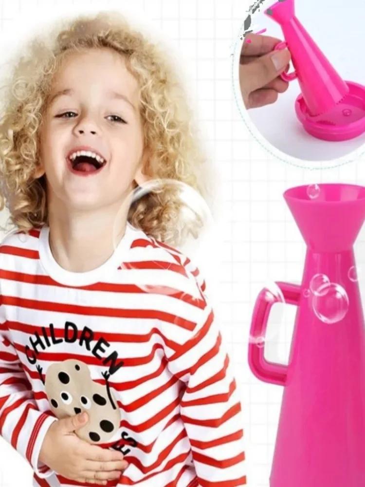 Children's Ping Pong Paddles Bubble Magic Bubble Blowing Outdoor Interactive Game for Kids