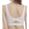 Adidas Letter Print Wireless Breathable Bralette Women Underwear White 4A7H11-192