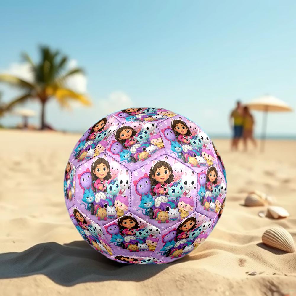 Gabby’s Dollhouse Theme Size 5 Soccer Ball, Suitable for Both Indoor and Outdoor Matches, a Gift Suitable for Everyone.