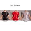 Comfortable Mens T-Shirt Nylon See Through Sexy Shiny