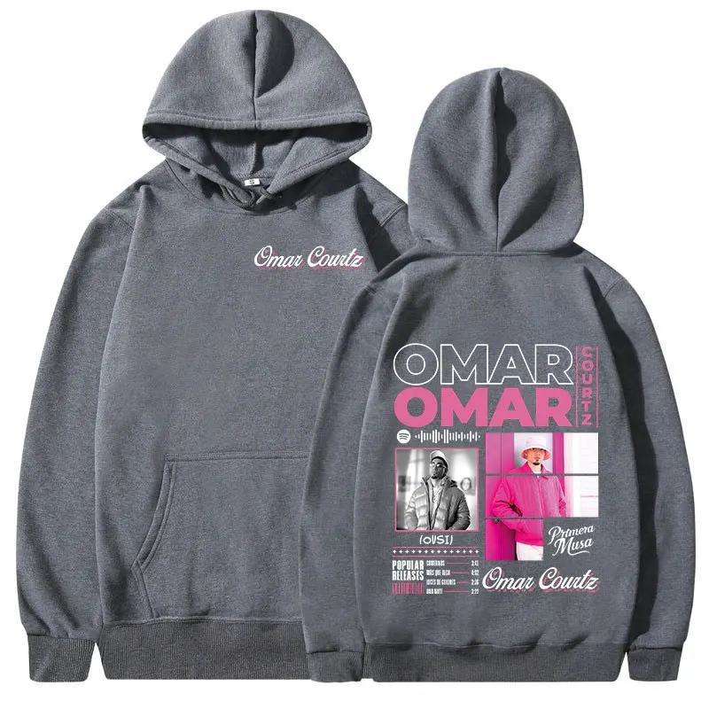 Omar Courtz Primera Musa Album Tour Merch Hoodies Men's Women Clothing Fashion Hooded Sweatshirts Hip Hop Oversized Pullovers