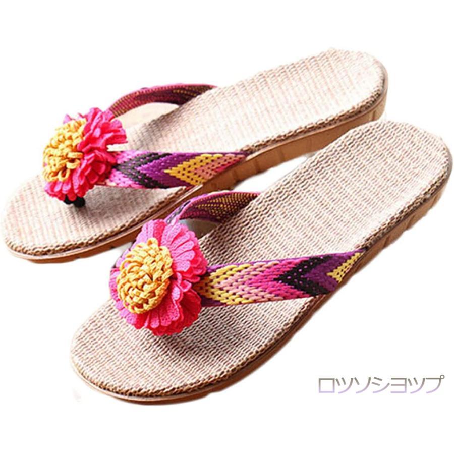 Flat Sandals, Women s Beach Sandals, Flat, Lightweight, Resort Slippers, Summer, Flax, Men s, Room Use, Indoor Shoes, Non-slip, Washable, Linen