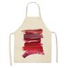 Fashion Makeup Apron  Lipstick Nail Polish Print, Kitchen Cooking Bib, Multiple Sizes Available