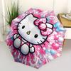 1pc Hello Kitty Pink BackgroundUmbrella with Plastic Handle,Suitable for All Seasons Home Travel Outdoor UmbrellaSanlio201