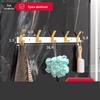Punch-Free Aluminum Wall Hook Rack