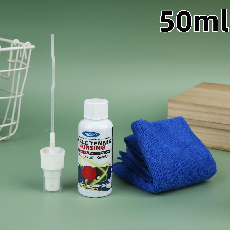 Table Tennis Paddle Cleaning Spray Dust Cleaner Restores Rubber Stickiness Long Lasting Maintenance Spray