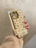 Fashion Flowers Soft Silicone Leather Case For iPhone 16 17 Pro Max 15 14 13 12 11 Shockproof Phone Cover