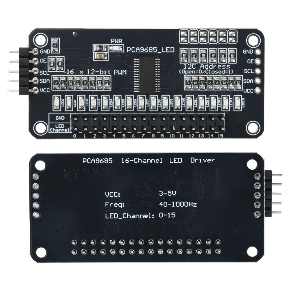 PCA9685 Module 16 Channel Led Driver Board Module I2C BUS PWM Controller Module Internet Of Things Development Board
