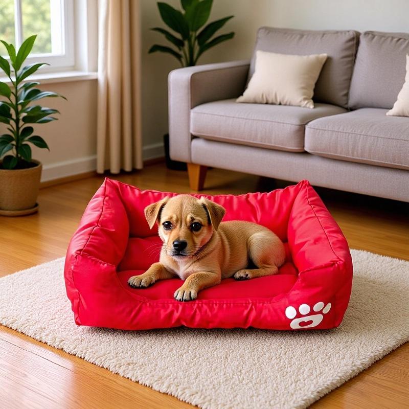 All-Season Waterproof Tear-Resistant Pet Bed for Dogs and Cats