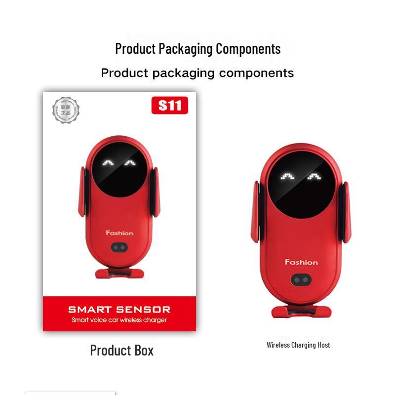 Smart Infrared Induction Car Wireless Phone Holder & Fast Charger