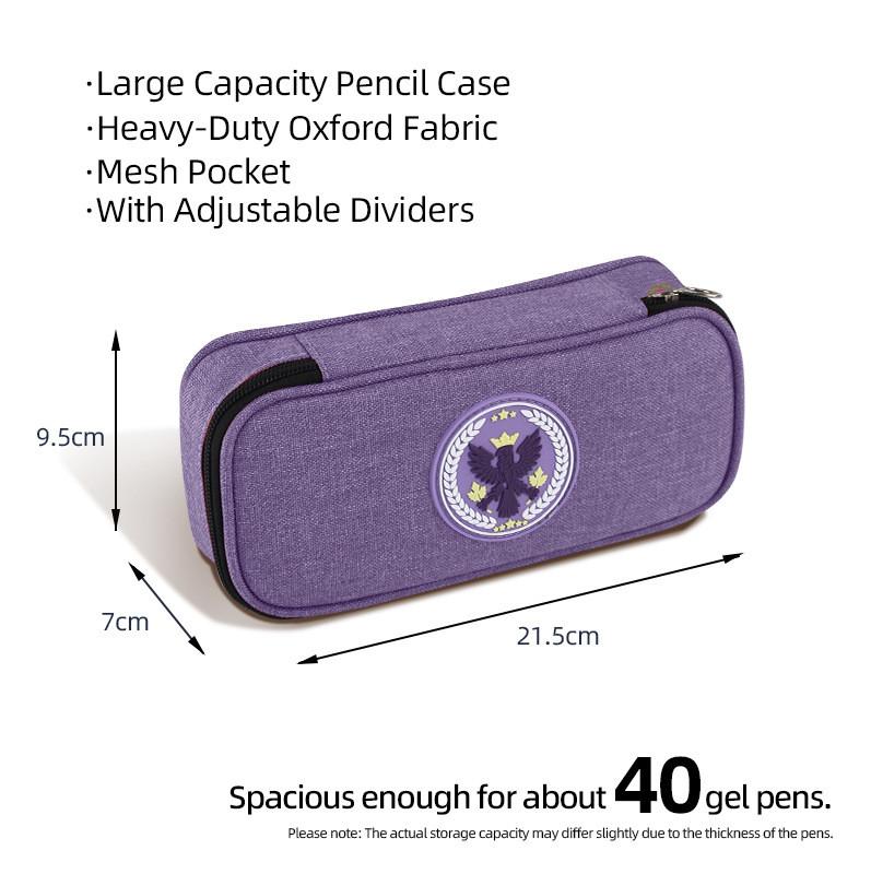 Oxford Fabric Large Capacity Pencil Case With Stylish Design For Students And Office Use