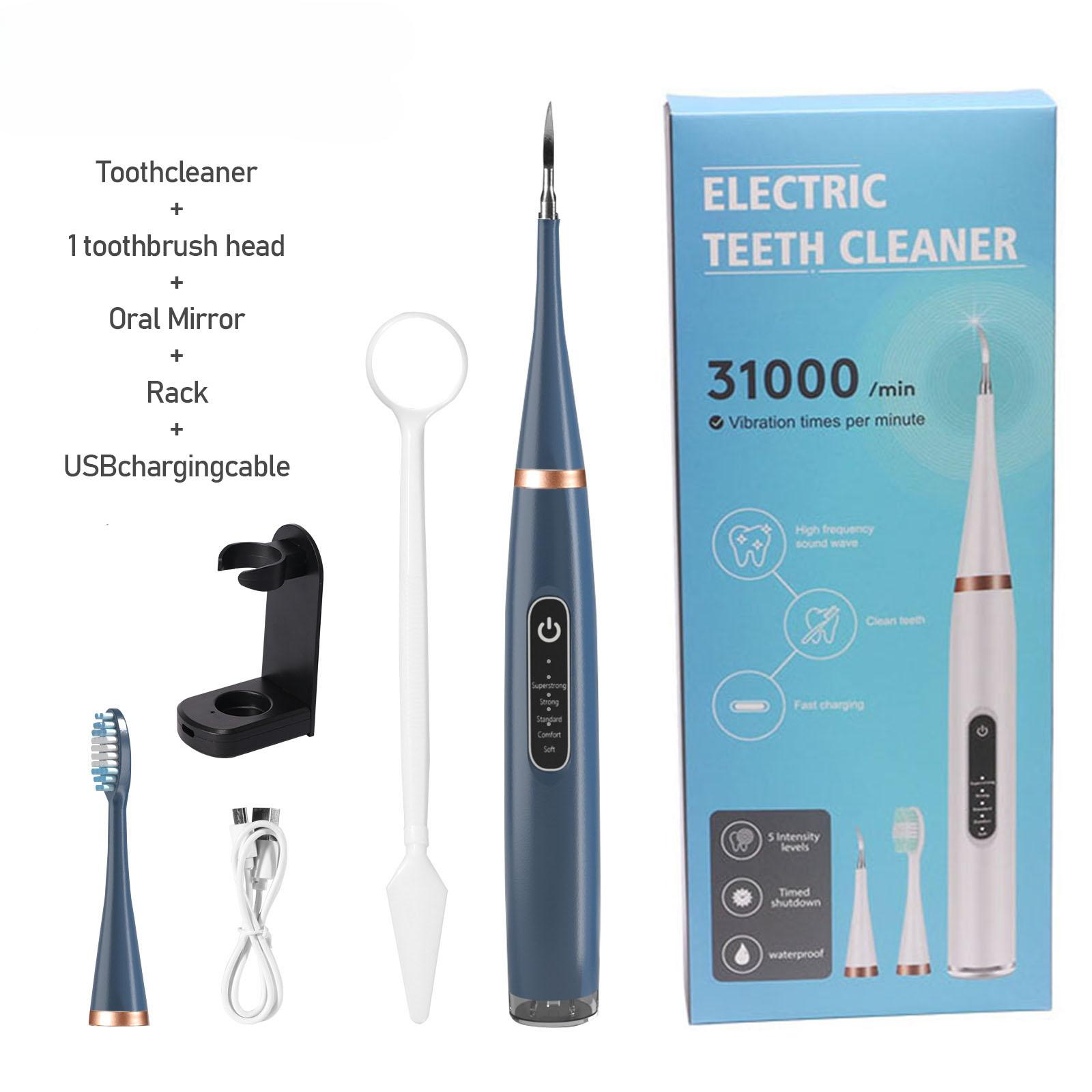 

Электрическая зубная щетка Sonic Dental Kit Отбеливатель зубов Очиститель зубного камня Светодиодный свет Отбеливающие инструменты Hous