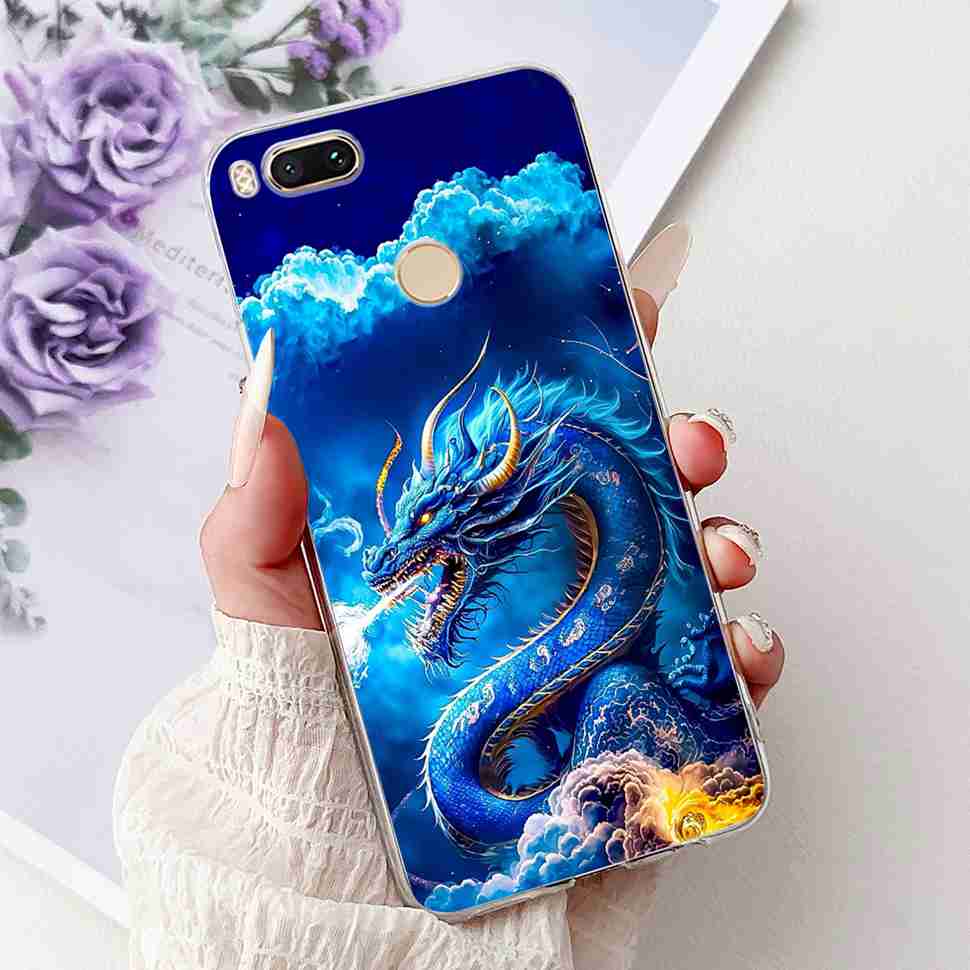 For Xiaomi Mi A1 MDG2 MDI2 Case Fashion Painting TPU Soft Silicone Cover For Xiaomi Mi A1 Mi 5X 5.5" Colorful Flower Phone Shell
