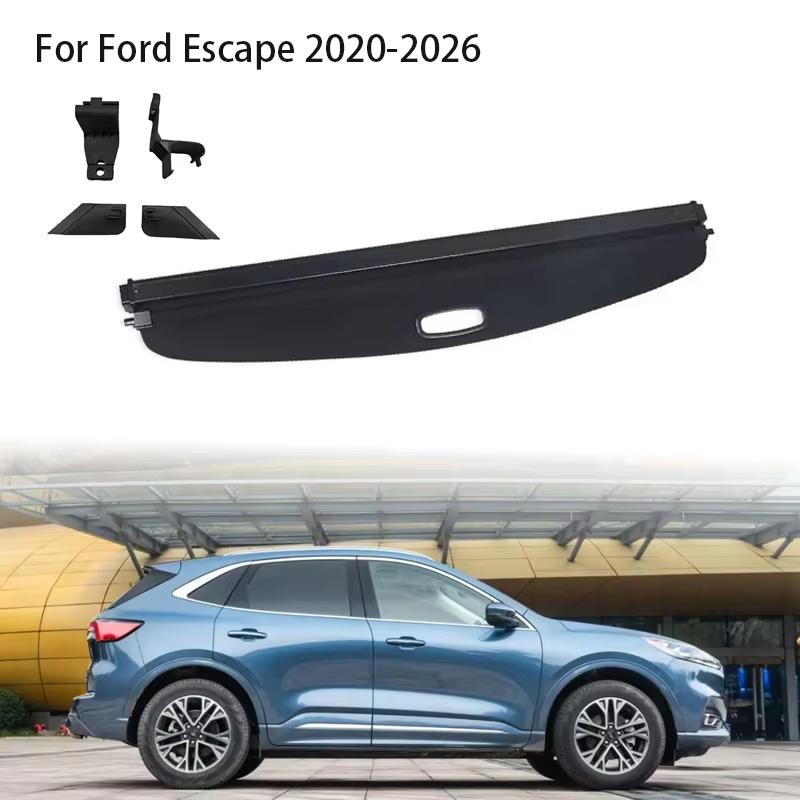 Trunk Curtain Cover Organizer For Ford Escape 2020-2026 Rear Rack Partition Shelter Shield Shade Luggage Cargo Storage