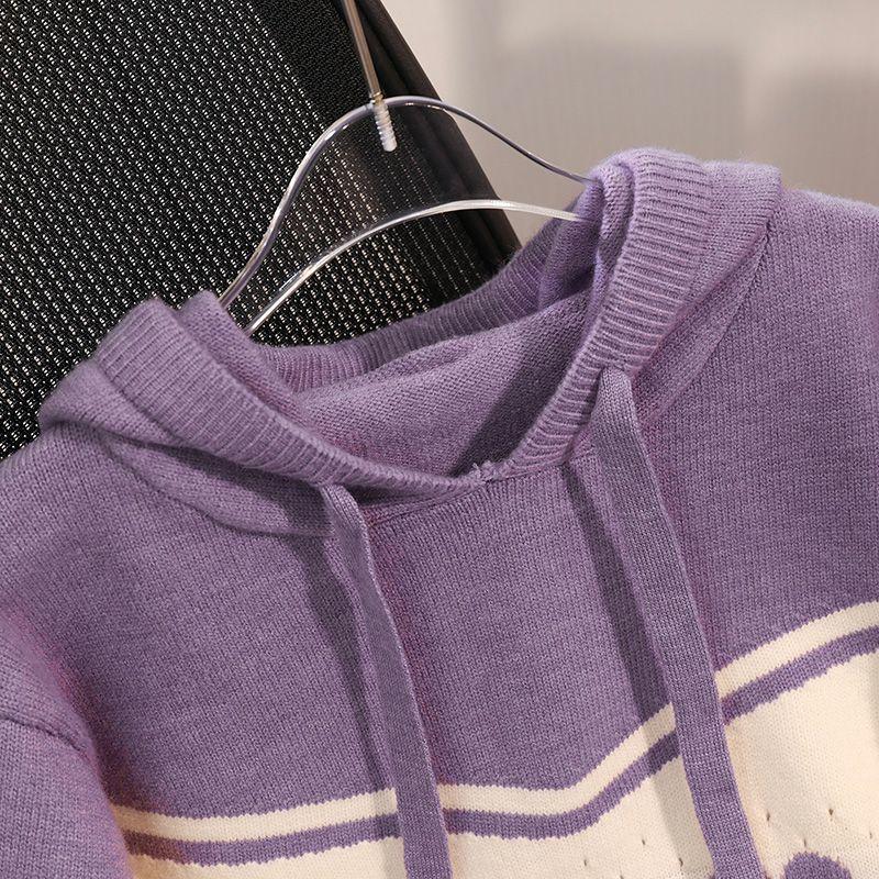 Nová mikina s kapucí Svetr Volná halenka pro dámu Zimní oblečení Dámské topy Top s dlouhým rukávem Kawaii oblečení Zimní pulovry