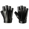 Fitness PU Leather Gloves Half Finger Cycling Gloves Fashion Fingerless Mittens  Outdoor Sports