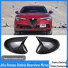 Alfa Romeo Stelvio Bullhorn Rückspiegelabdeckung für Außen-Upgrade