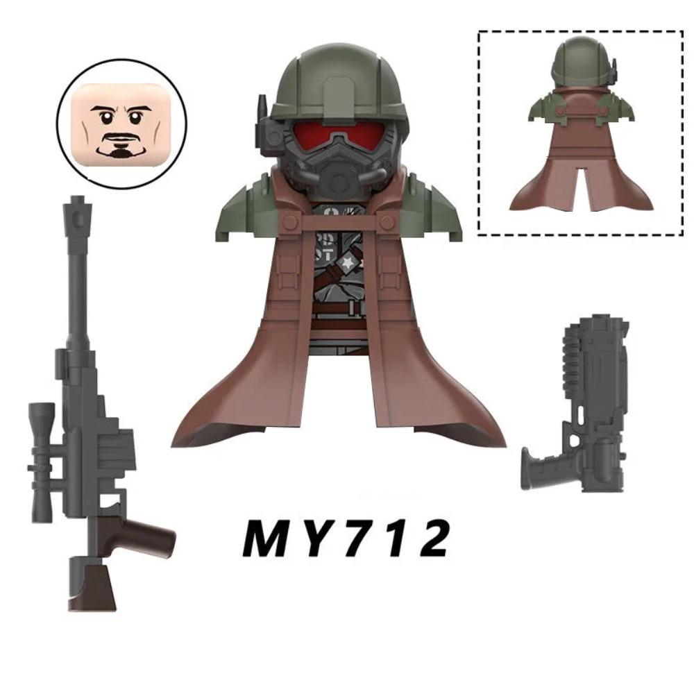 WM2924 Mechs Soldiers Bricks machine gun MOC Puzzle Mini Action Figures Compatible Building Blocks Toys Children Birthday Gifts