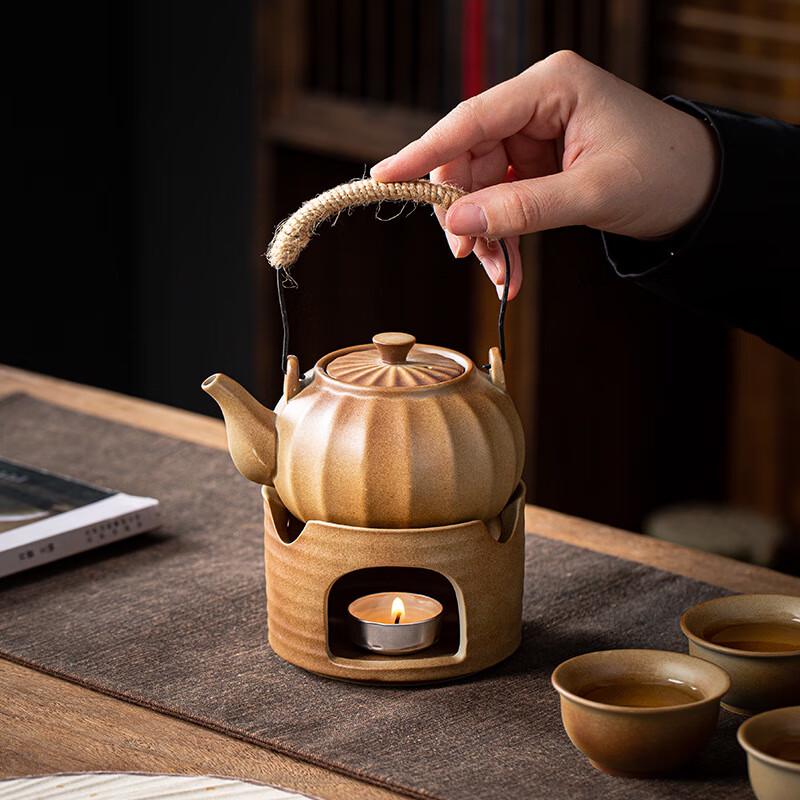 ZISIZ Wood-Fired Teapot and Warming Stove Tea Set