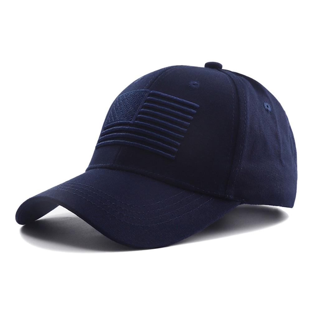 Fashion American Usa Flag Embroidery Baseball Cap Bone Spring And Summer Outdoor Adjustable Casual Snapback Hats Sunscreen Hat