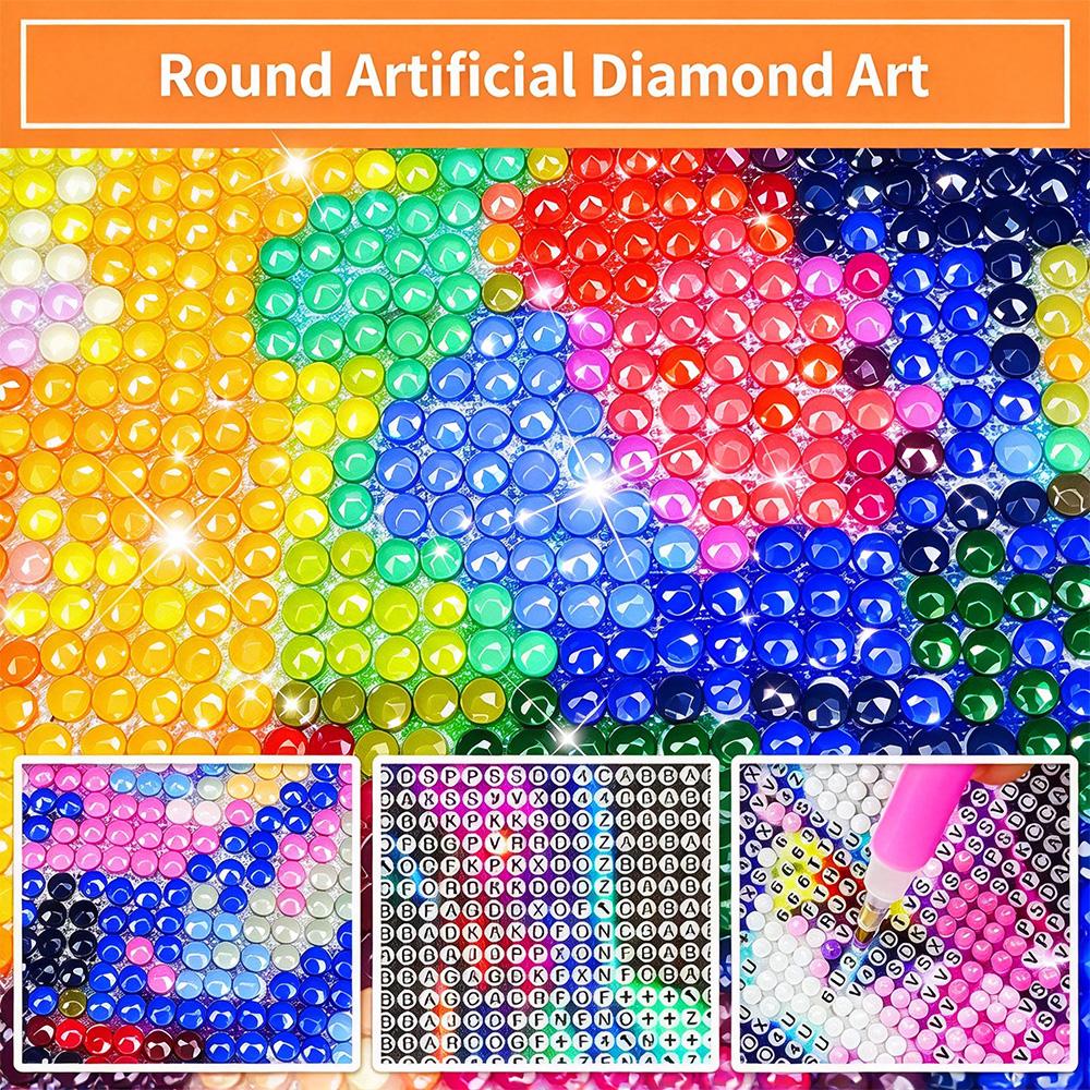 Vegas Golden Knights 5D Round Diamond Painting Kit Diamond Embroidery Painting Rhinestones Mosaic Frameless Handwork Decoration Arts