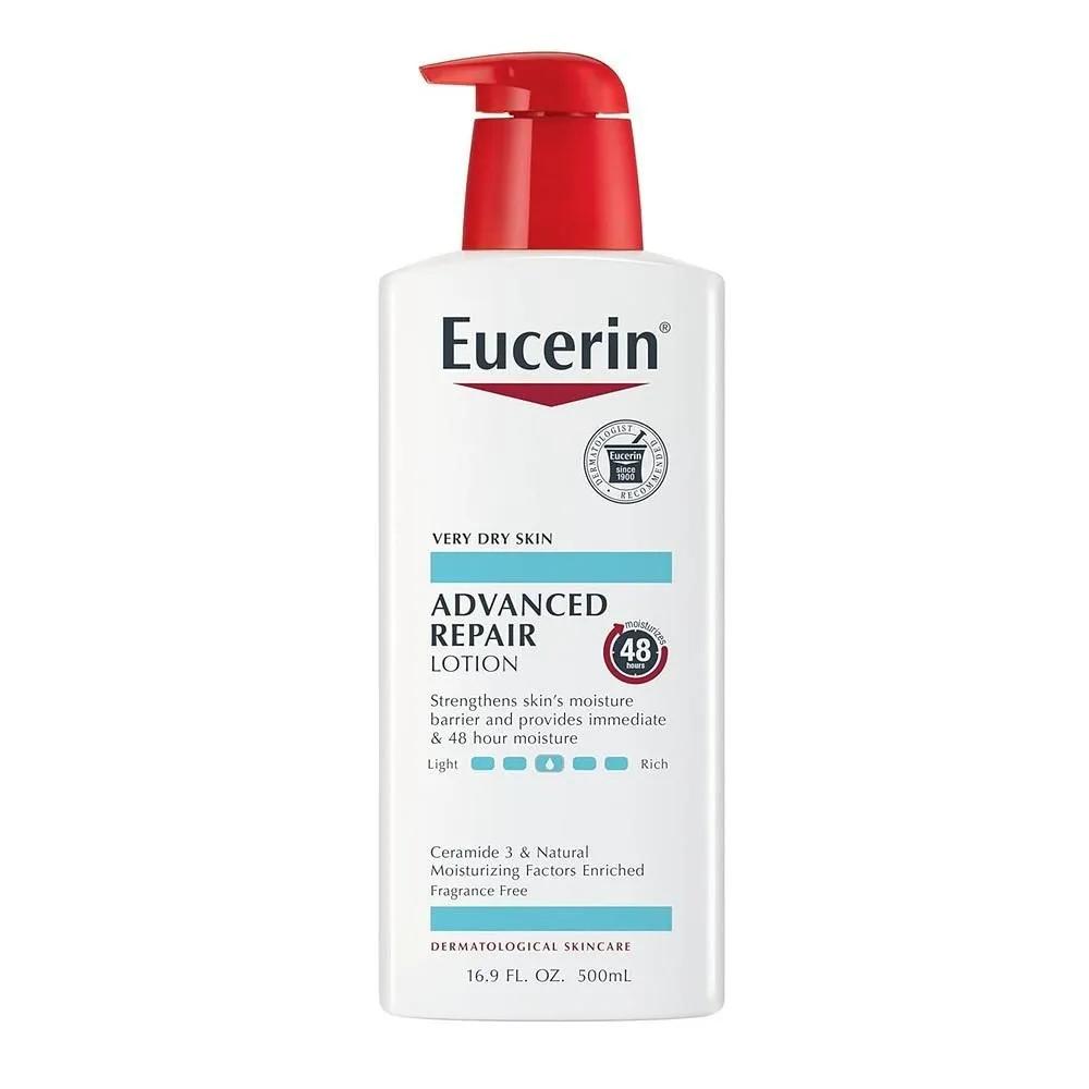 Eucerin Лосьон для тела 500 мл 1 упаковка Advanced Repair Eucerin Advanced Repair Лосьон для тела для очень сухой кожи