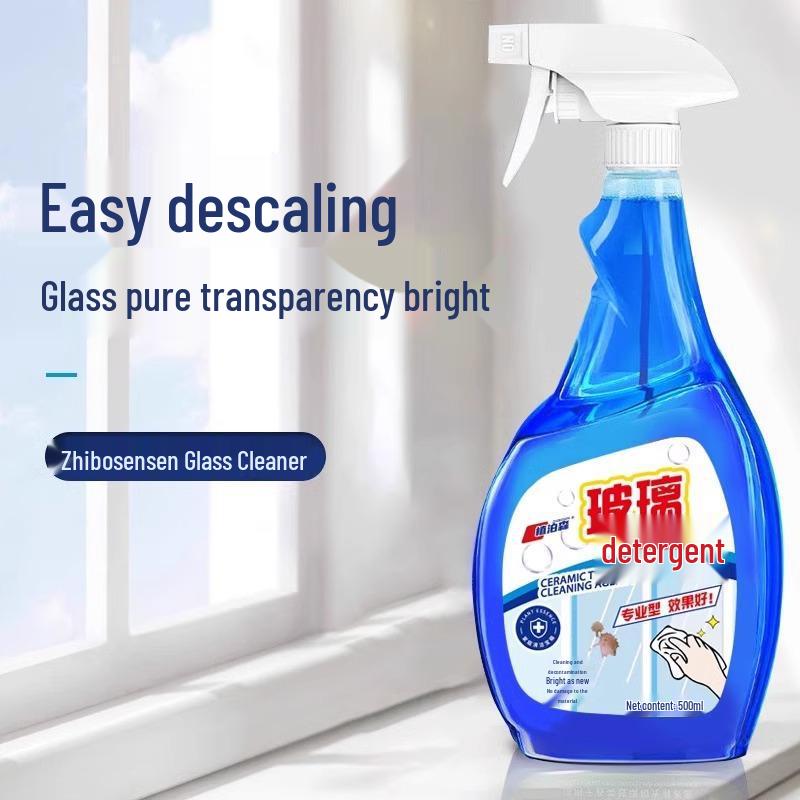 Strong Stain Remover Glass Cleaner for Windows, Mirrors, Limescale, and Bathroom Water Stains - 37R