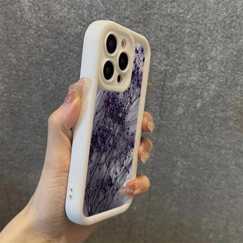 Dreamy Pink Cherry Blossom Illustration Phone Case for iPhone 17 16 15 14 13 12 11 Series Pro Max Plus