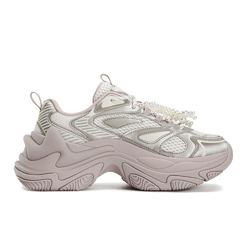 Sneakers FILA SOFIA Fishbone Shoes Abrasion Resistant Breathable Lightweight Height Increasing Low Top Chunky
