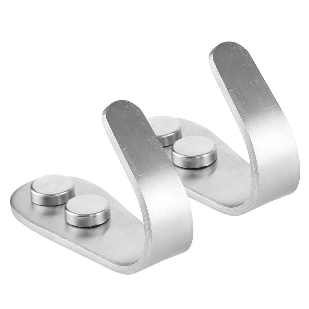 1 Pair Hook Stainless Steel Clothes Towel Robe Wall Mount Hanger Holder for Home Bathroom