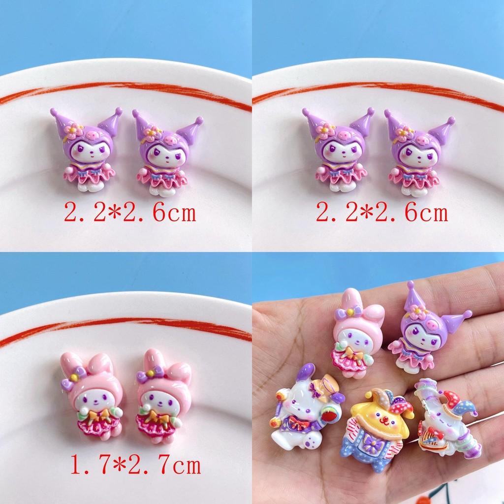 Cute Circus Resin Accessories For Diy Crafts Creamy Jelly Hair Ties Phone Cases Pendants And Storage Stickers Stock)