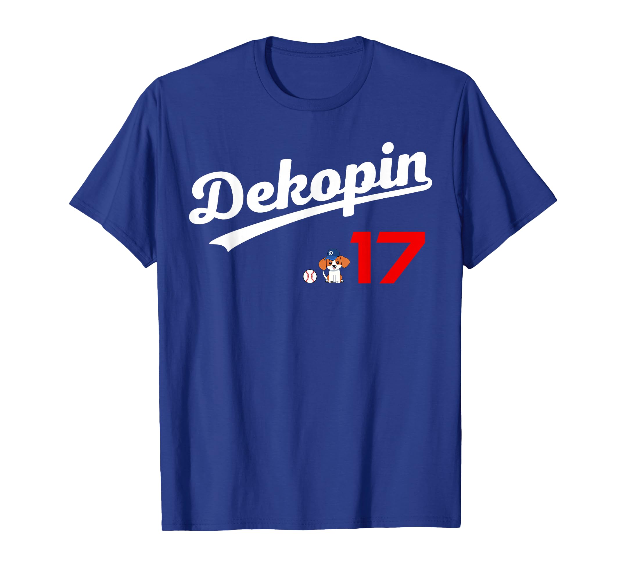 

Cute baseball featuring beloved and his uniform-style T-shirt Otani s dog, Decoy, two-sword style. чёрный
