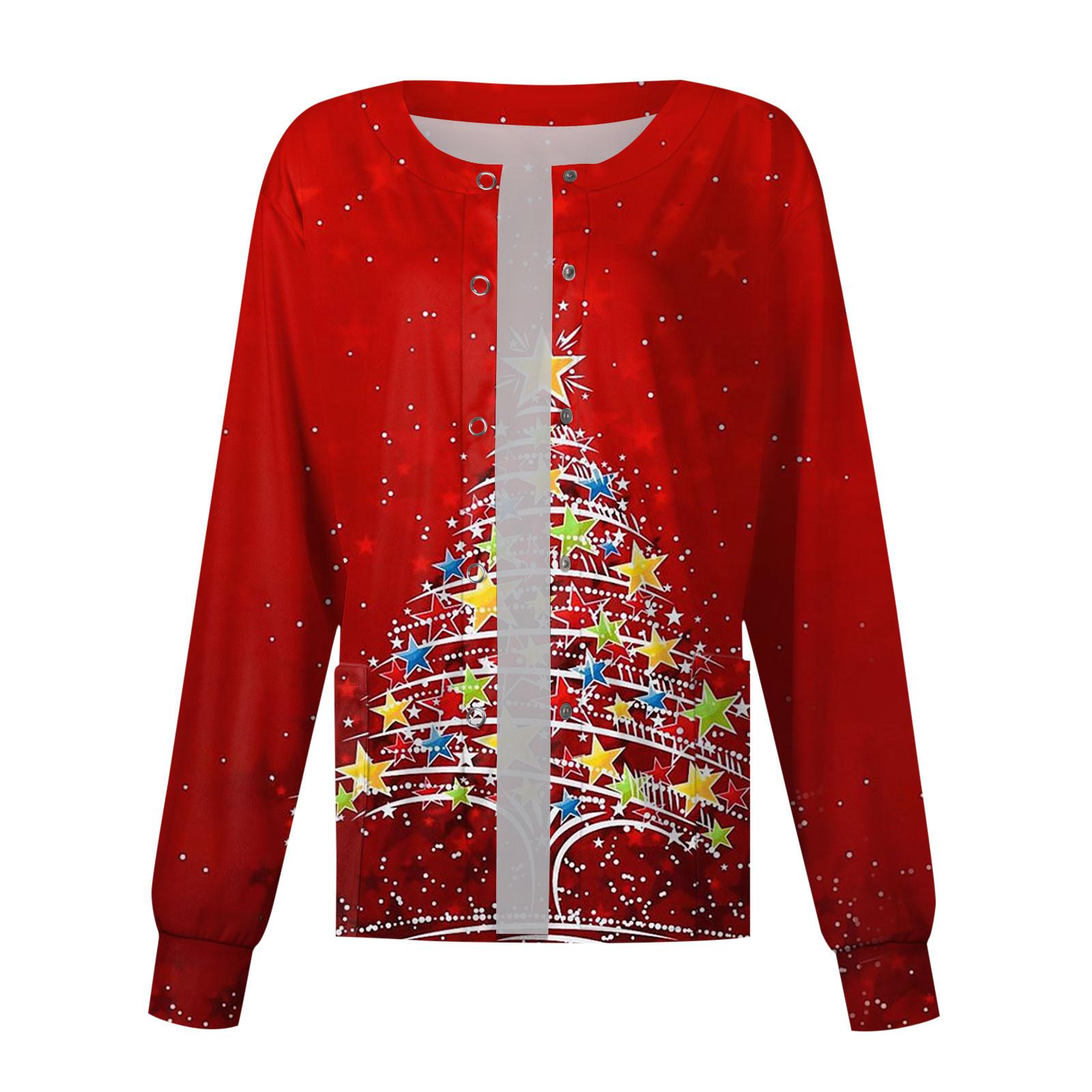 

Женские топы с длинными рукавами и карманами, рабочий воротник-стойка, однобортный защитный комбинезон, куртка, рождественский топ L жёлтый