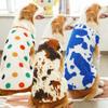 Haustier-Plüsch-Overall, Herbst-Winter, mittelgroße und kleine Hundekleidung, warmes Fleece, süßer Pyjama, Kätzchen, Welpe, süßer Pullover, Chihuahua, Mops