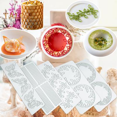 Fondant Mold Hollow Butterflies Wreath Leaves Easy Release DIY Cake Decorating Tool Reusable Chocolate Candy Silicone Mould Kitchen Gadgets