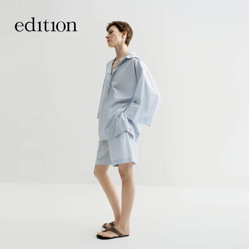 Edition 2025 Summer Navy Collar Resort Style Shirt M
