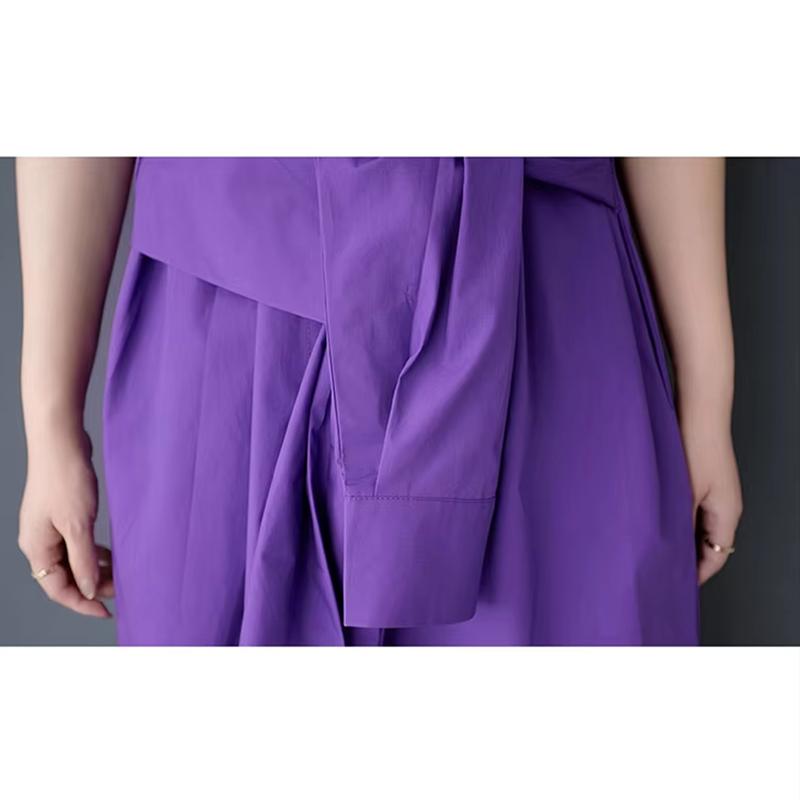 Xitao Einreiher Ärmelloses Kleid GYX1633