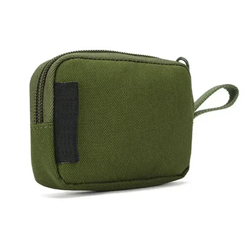 Portable Waterproof Edc Pouch Hunting Outdoor Waist Bag Nylon Tactical Mini Wallet Card Bag Small Pocket Key Pouch Money Bag