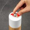Refillable Wooden Spices Grinder Ceramic Core Grinding Bottle Manual Salt Mills  Restaurant