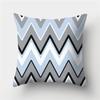Grey Blue Pillowcase Geometric Cushion Cover Peach Skin Cushion Sofa Cushion Cushion Pillowcase Home Decor Pillowcase